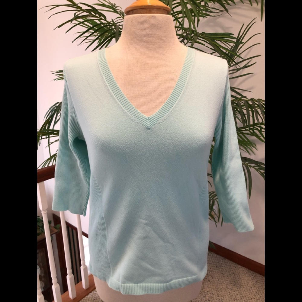 Eddie Bauer 3/4 mint sweater size L
